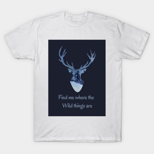 Wildlife nature - Inspirational quote for Nature lovers and travelers T-Shirt by redwitchart